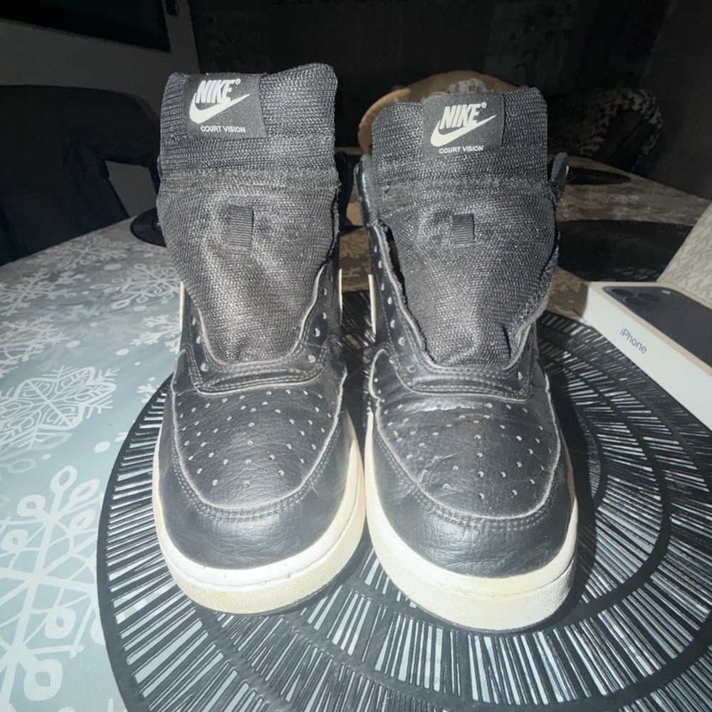 Fair Condition Nike Black Court Vision Men’s Size 9.5